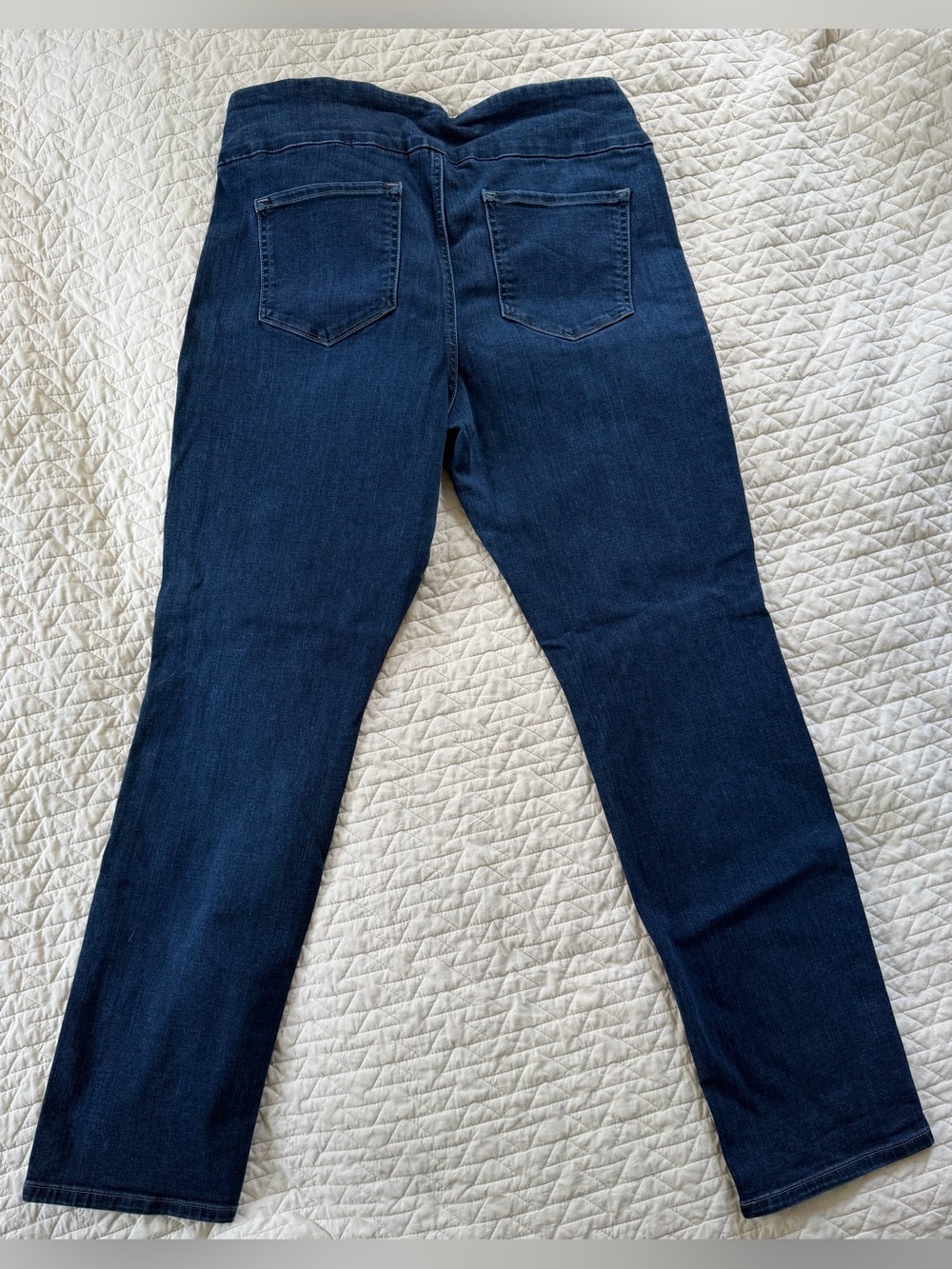 Lee Women’s Skinny Jeans in Dark Blue Stretch Denim